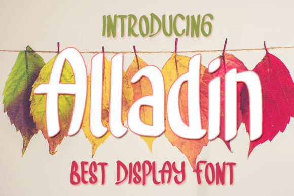 Alladin Font for Eye-Catching Campaign Designs