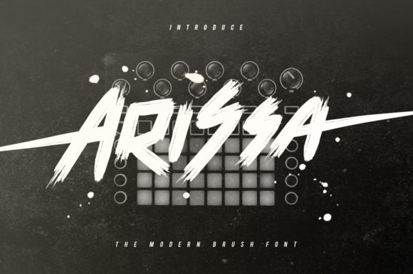 Arissa: A Bold Brush Pen Font for Dynamic Branding