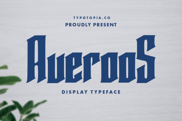 Averoos: A Bold Display Font for Eye-Catching Campaigns