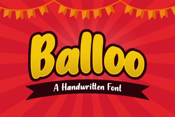 Balloo: A Joyful Display Font for Web Design
