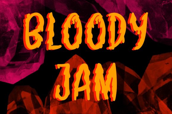 Bloody Jam: A Spooky Display Font for Bold Branding