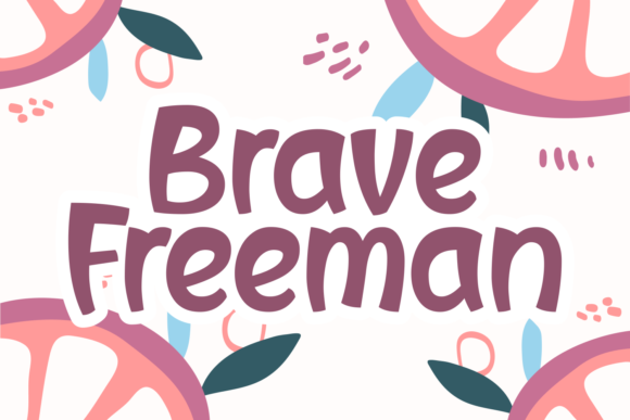 Brave Freeman Font for Handmade Creations