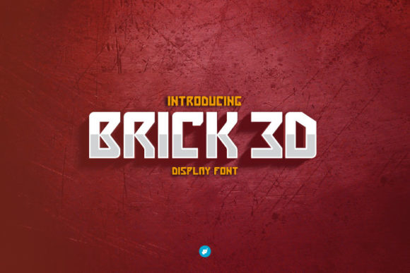 Brick 3D: A Bold Display Font for Web Design