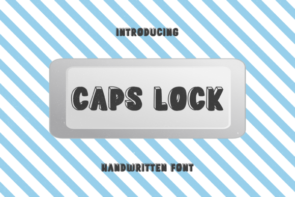 Caps Lock: A Bold Display Font for Creative Makers