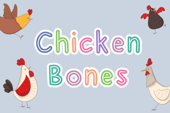 Chicken Bones: A Font That Speaks with Warmth and Clarity