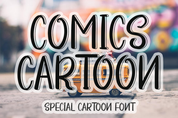 Comics Cartoon: A Playful Display Font for Digital Brands