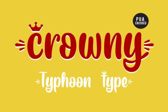 Crowny: A Playful Font for Modern Editorial Design