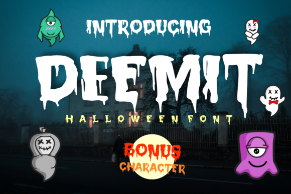 Deemit: A Playful Display Font for Seasonal Campaigns