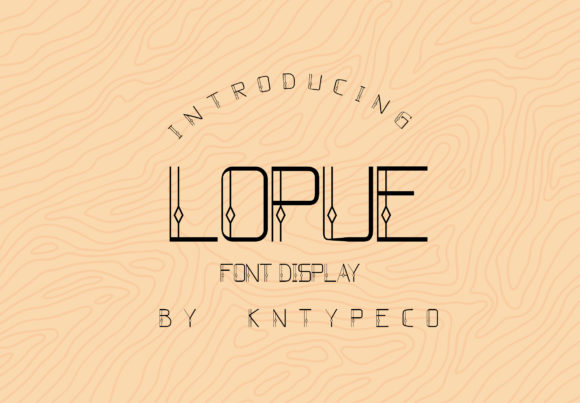 Enhance Your Editorial Design with the Lopue Font