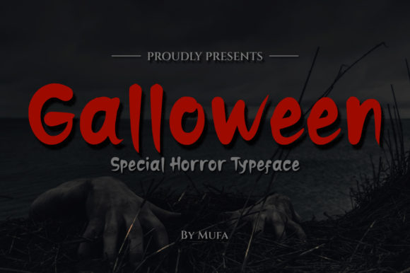 Galloween Font for Spooky Web Designs