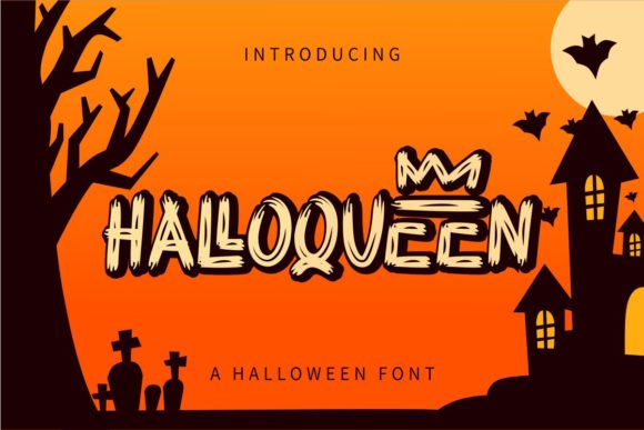 Halloqueen Font for Spooky Editorial Designs