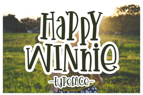 Happy Winnie: A Playful Display Font for Branding Projects