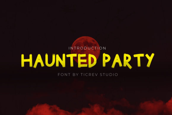 Haunted Party Font for a Spooky Brand Upgrade