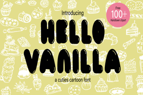 Hello Vanilla: A Sweet Display Font for Digital Creativity