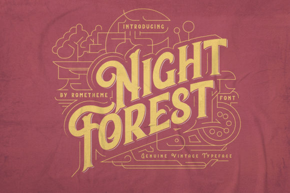 How Night Forest Elevates Branding with Vintage Elegance