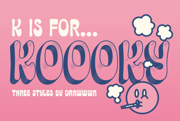 Koooky: A Funky Display Font for Playful Branding