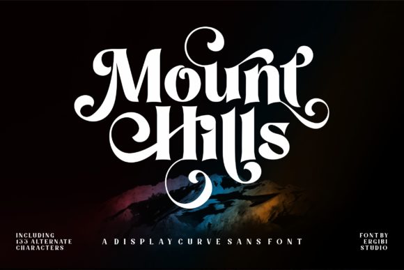 Mount Hills: A Font That Elevates Every Craft Project