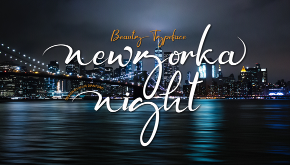 Newyorka Night: A Modern Display Font for Creative Projects