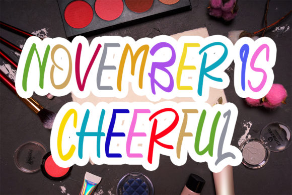 November Is Cheerful: A Font That Elevates Campaign Design