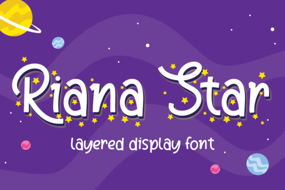 Riana Star – A Joyful Font for Business Branding