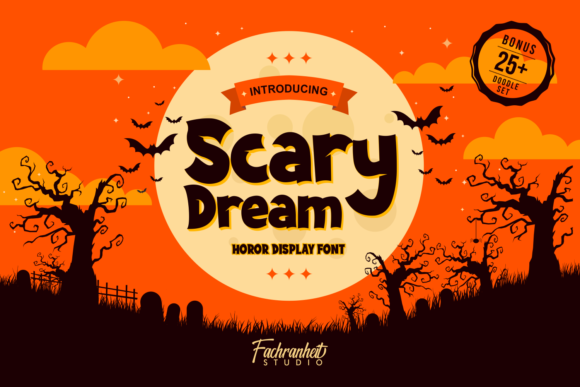 Scary Dream: A Spooky Display Font for Seasonal Campaigns