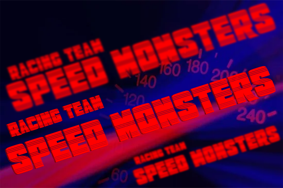 Speed Monsters Font for Handmade and Commercial Projects