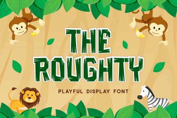The Roughty: A Playful Display Font for Creative Projects
