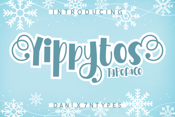 Yippytos: A Winter-Inspired Font for Handmade Creations
